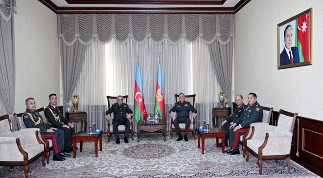 Kara Kuvvetleri Komutanı Orgeneral Metin Tokel’den Azerbaycan’a Resmi Ziyaret