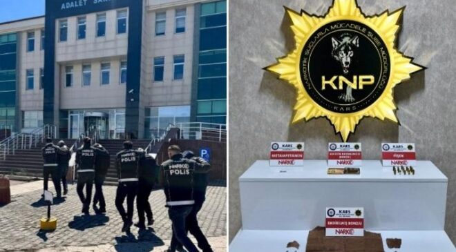 Kars’ta Narkotik Operasyonu: 4 Şüpheli Tutuklandı, Binlerce İçimlik Bonzai Ele Geçirildi