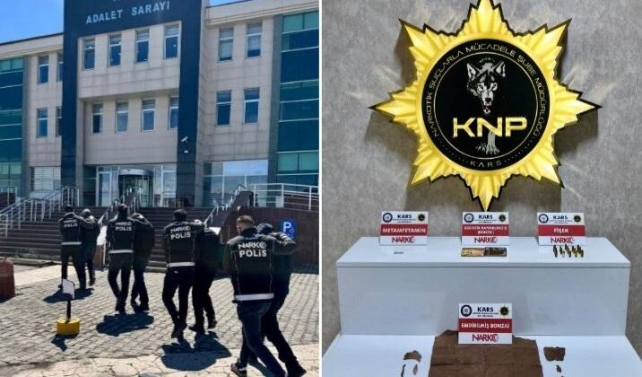 Kars’ta Narkotik Operasyonu: 4 Şüpheli Tutuklandı, Binlerce İçimlik Bonzai Ele Geçirildi