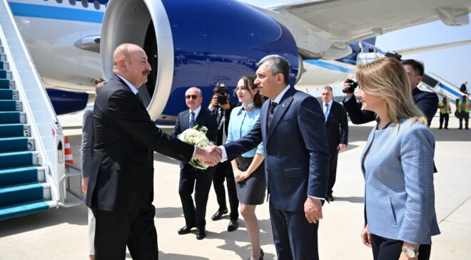 Azerbaycan Cumhurbaşkanı İlham Aliyev Antalya’ya Geldi