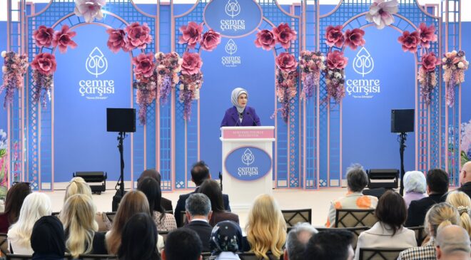Emine Erdoğan’dan Cemre Çarşısı Açılışında Dayanışma ve Aile Vurgusu