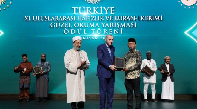 Cumhurbaşkanı Erdoğan’dan Kur’an-ı Kerim’i Güzel Okuma Yarışması’nda Dikkat Çeken Açıklamalar: İslam Dünyasına Birlik Mesajı