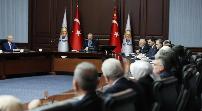 AK Parti MYK Erdoğan Başkanlığında Toplandı