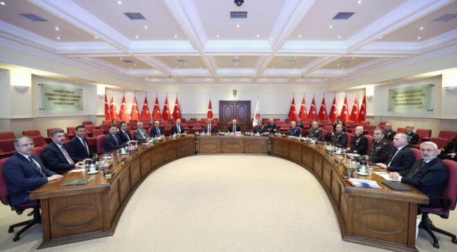 Millî Savunma Bakanlığında Savunma Sanayii Değerlendirme Toplantısı Gerçekleştirildi