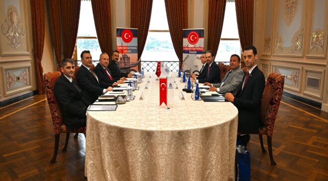 Emniyet Genel Müdürü Ali Fidan, INTERPOL Genel Sekreteri Urquiza ile Görüştü