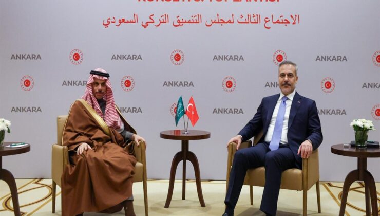 Bakan Fidan, Suudi Mevkidaşı Al-Suud ile Ankara’da Görüştü