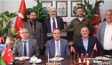 Kars Belediye Başkanı Senger’den MHP İl Başkanlığı’na Hayırlı Olsun Ziyareti