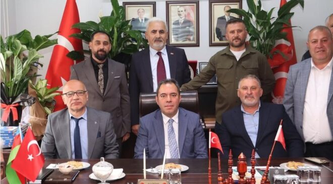 Kars Belediye Başkanı Senger’den MHP İl Başkanlığı’na Hayırlı Olsun Ziyareti