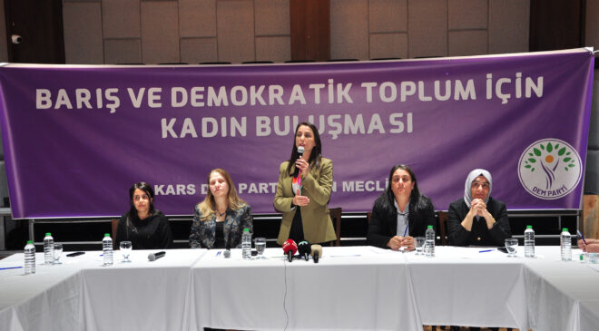 DEM Parti’den Kars’ta “Barış ve Demokratik Toplum” Mesajı