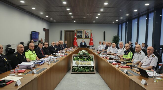 İçişleri Bakanlığı’nda NATO Zirvesi Öncesi Güvenlik Toplantısı Gerçekleştirildi