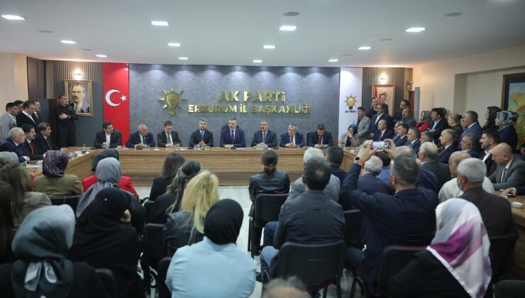 İçişleri Bakanı Mustafa Çiftçi’den AK Parti Erzurum İl Başkanlığına Ziyaret