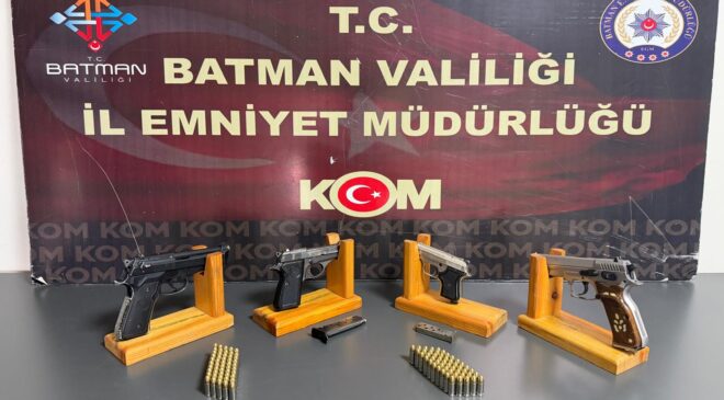 Batman’da Suç Örgütüne Operasyon: 7 Kişi Tutuklandı