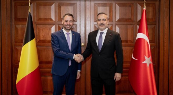 Dışişleri Bakanı Hakan Fidan, Belçikalı Mevkidaşı Maxime Prevot İle Ankara’da Bir Araya Geldi