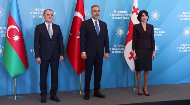 Türkiye-Azerbaycan-Gürcistan Üçlü Dışişleri Bakanları 10’uncu Toplantısı İstanbul’da Başladı