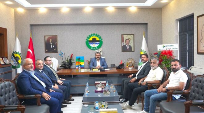 Diyarbakır OSB Yönetimine Anlamlı Hayırlı Olsun Ziyareti