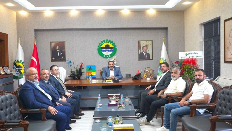 Diyarbakır OSB Yönetimine Anlamlı Hayırlı Olsun Ziyareti