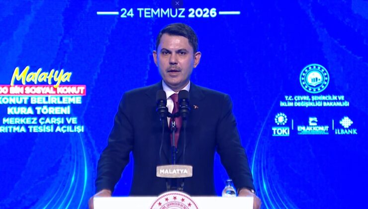 Bakan Murat Kurum Malatya’da Sosyal Konut Kura Ve Toplu Açılış Törenine Katıldı