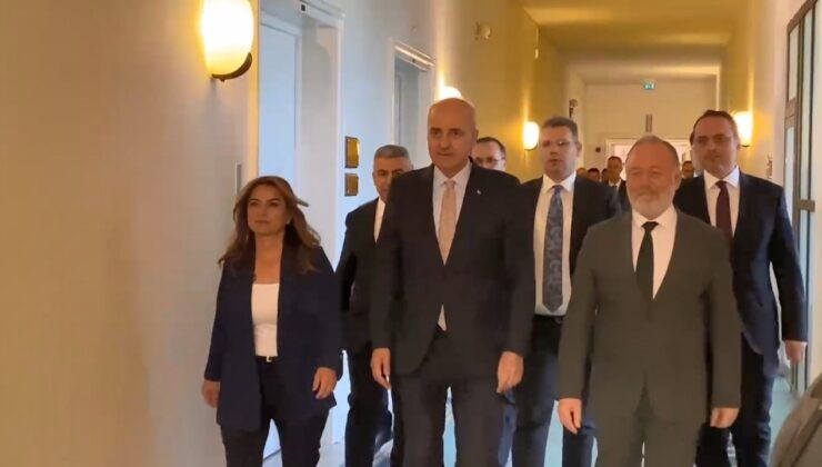 TBMM Başkanı Numan Kurtulmuş DEM Parti Grubunu Ziyaret Etti