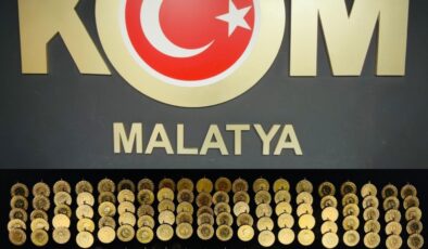Malatya’da Altın Operasyonu: 9 Milyonluk Değeri Değiştirilmiş Altın Ele Geçirildi