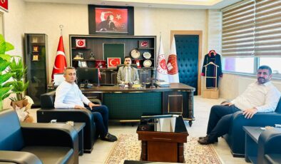 Tek Haber Ajansı Yönetim Kurulu Başkanı  Abdurrahim Solmaz’dan Adıyaman Cumhuriyet Başsavcısı Özgür Celbek’e Hayırlı Olsun Ziyareti